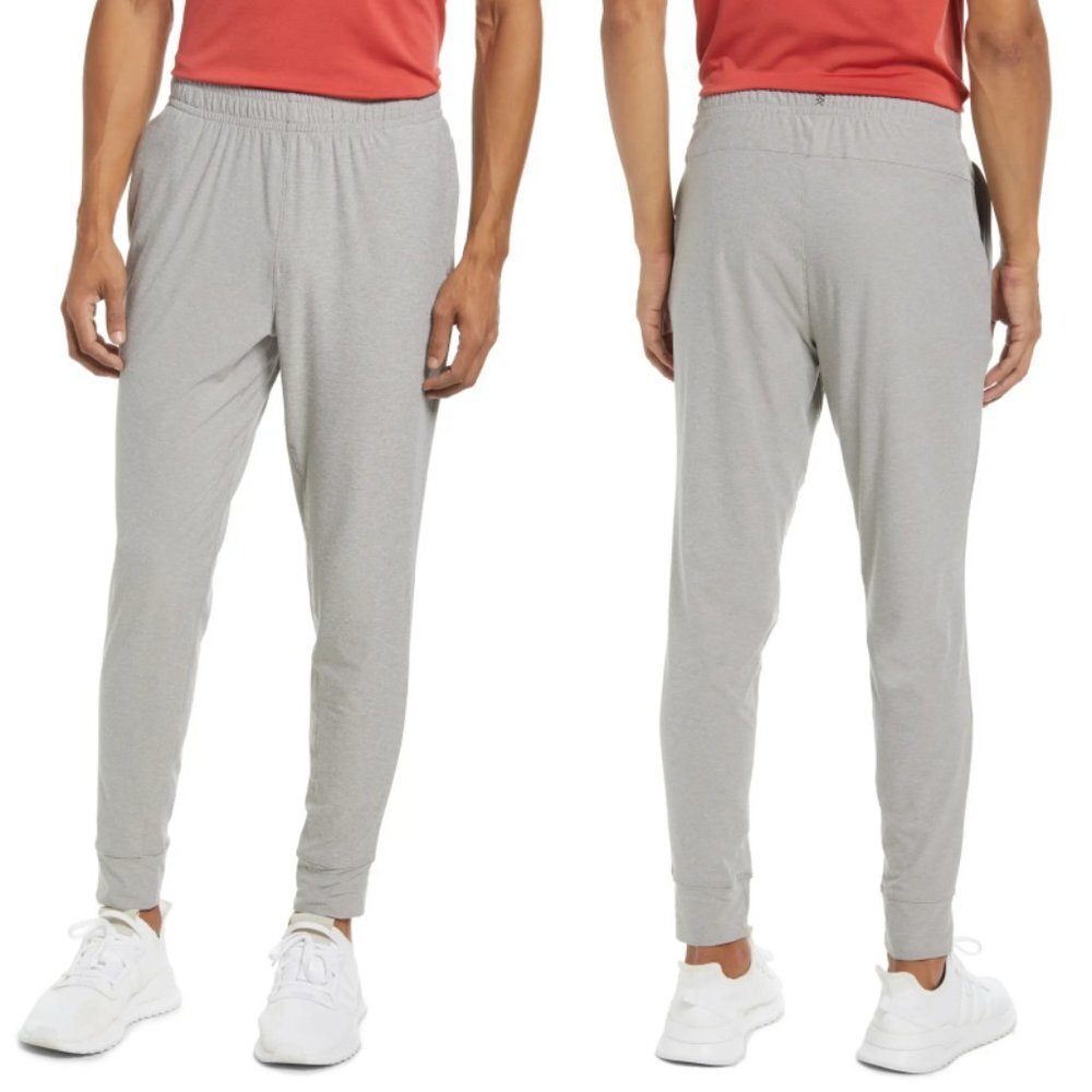 NEW Rhone Reign All Around Joggers Pants Light Grey Mens Size XL Loungewear NWOT